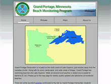 Tablet Screenshot of grandportagebeaches.com